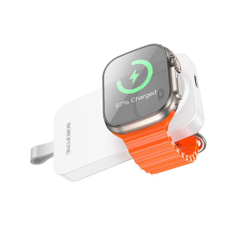 Powerbank Para Smartwatch Borofone Bj61 2500 Mah Blanco