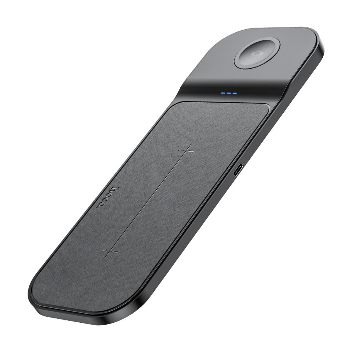 Cargador Inalámbrico 3 en 1 Hoco Cq6 15w Negro