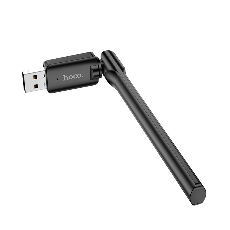 Antena Tarjeta Red Usb Hoco Hi32 Wifi 4 Negro