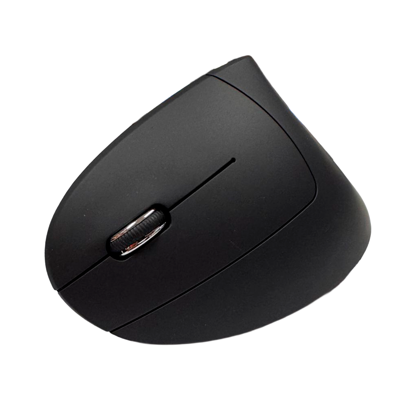 Mouse Inalambrico Tecmaster Vertical Para Zurdos TM-100566 Negro
