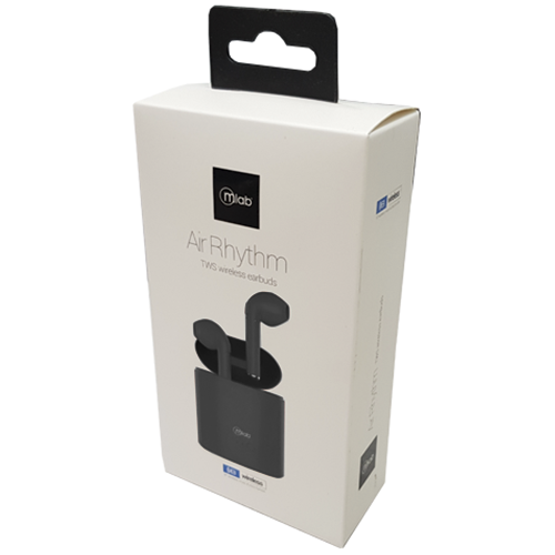 Audifonos Bluetooth Air Rhythm Microlab Tipo Airpods Negro – imagen 6
