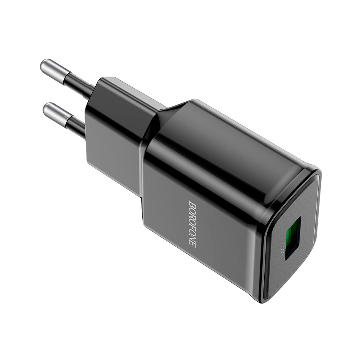 Cargador Borofone Ba56a Qc 3.0 Carga Rapida Negro