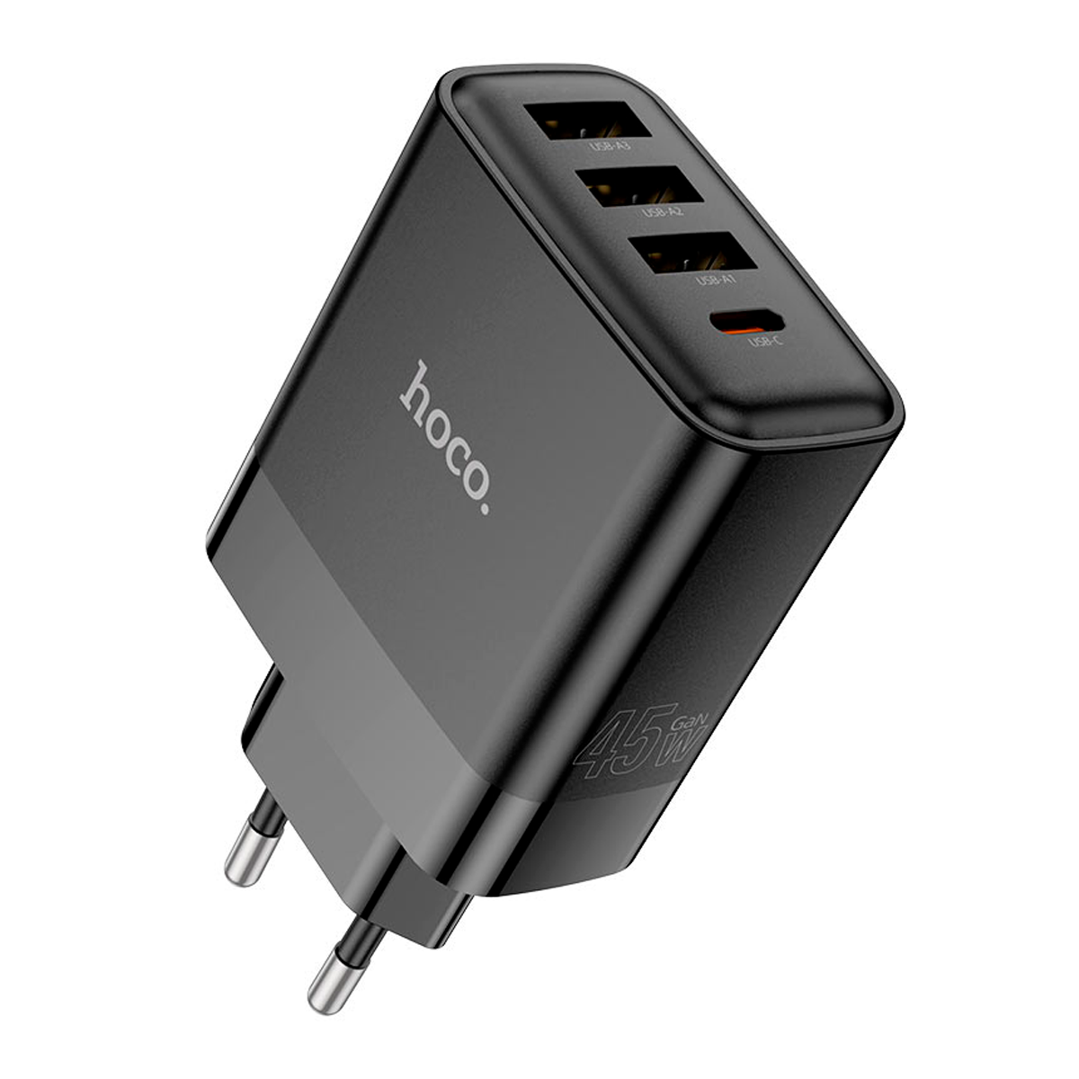 Cargador Hoco C127a 45w Carga Rapida Negro