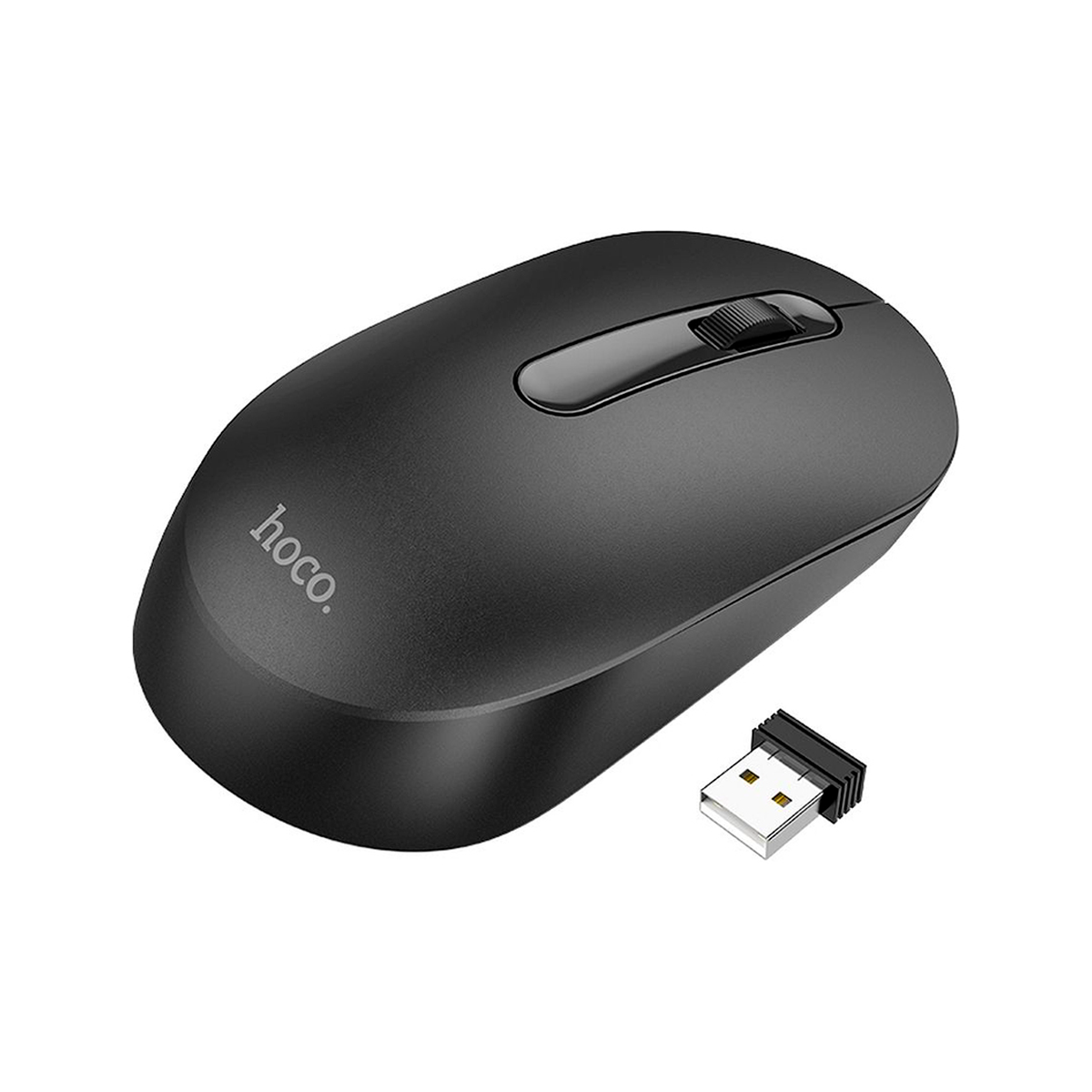 Mouse Inalambrico Wireless Hoco Gm14 Negro