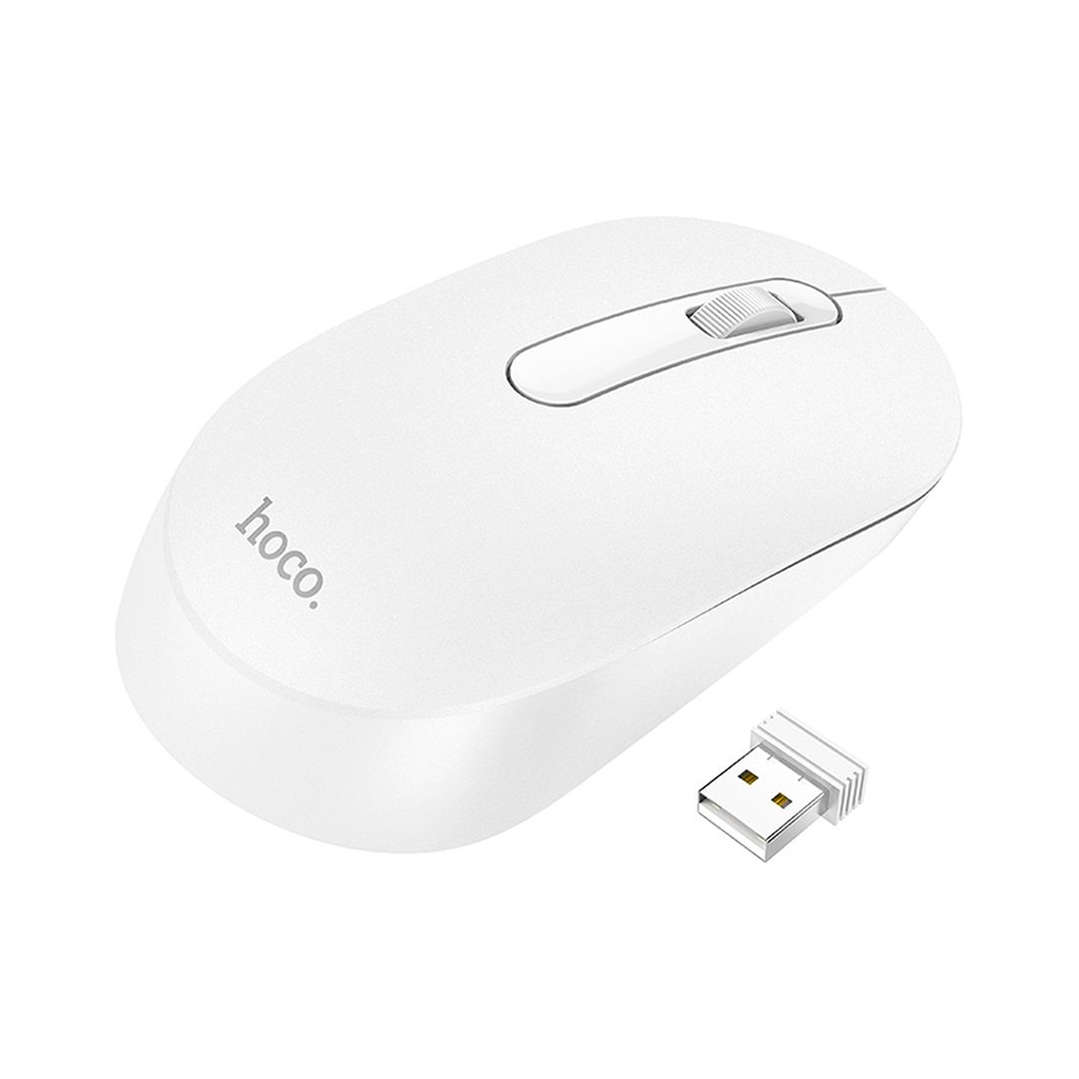 Mouse Inalambrico Wireless Hoco Gm14 Blanco