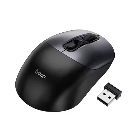 Mouse Inalambrico Wireless Hoco Gm28 Negro