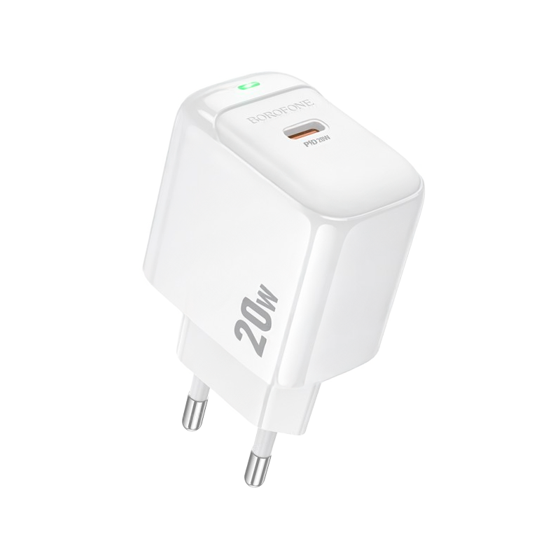Cargador Borofone Bas43a 20w Tipo C Blanco