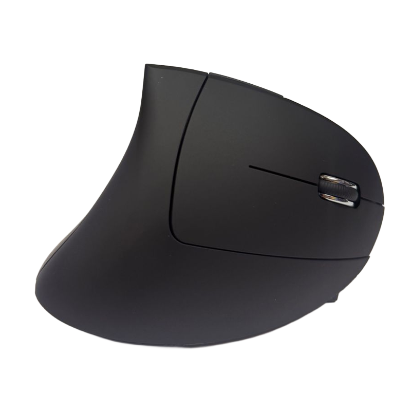Mouse Inalambrico Tecnolab Vertical Ergoclick Dual Bluetooth + Wireless Negro – imagen 5