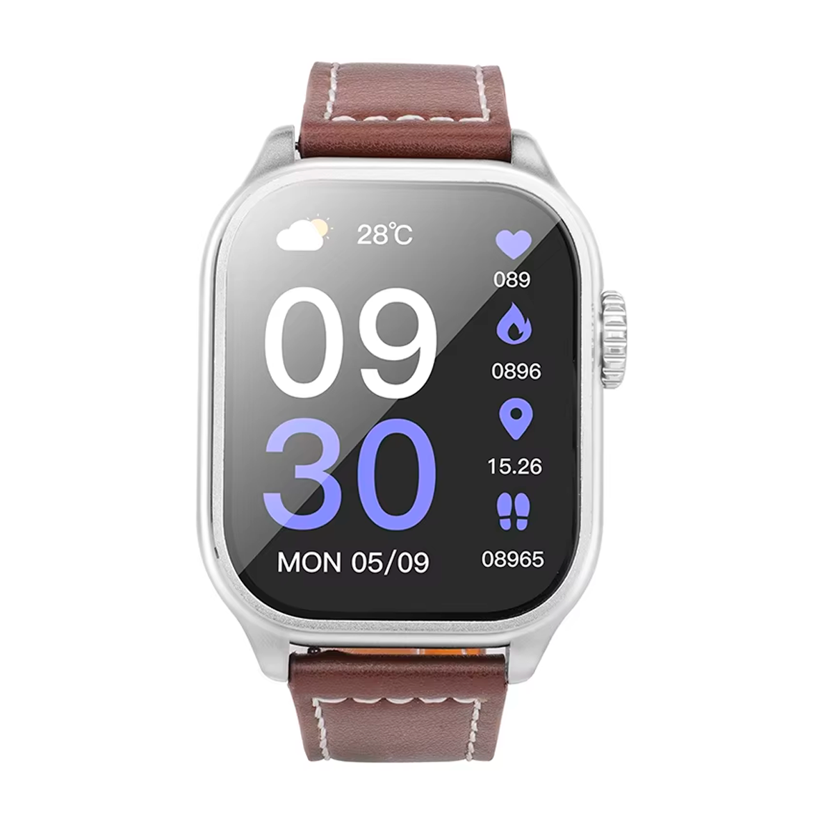 Smartwatch Reloj Inteligente Bluetooth Hoco Y17 Sport Plateado