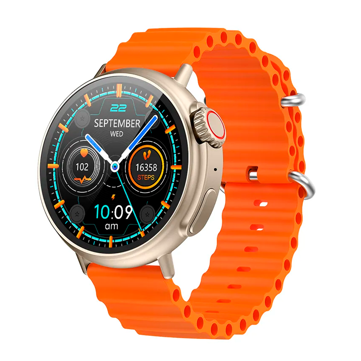 Smartwatch Reloj Inteligente Bluetooth Hoco Y19 Sport Naranjo