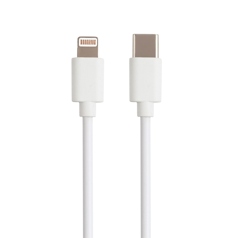 Cable Tipo C a Lightning Gsm Eco Dc-171a 27w blanco
