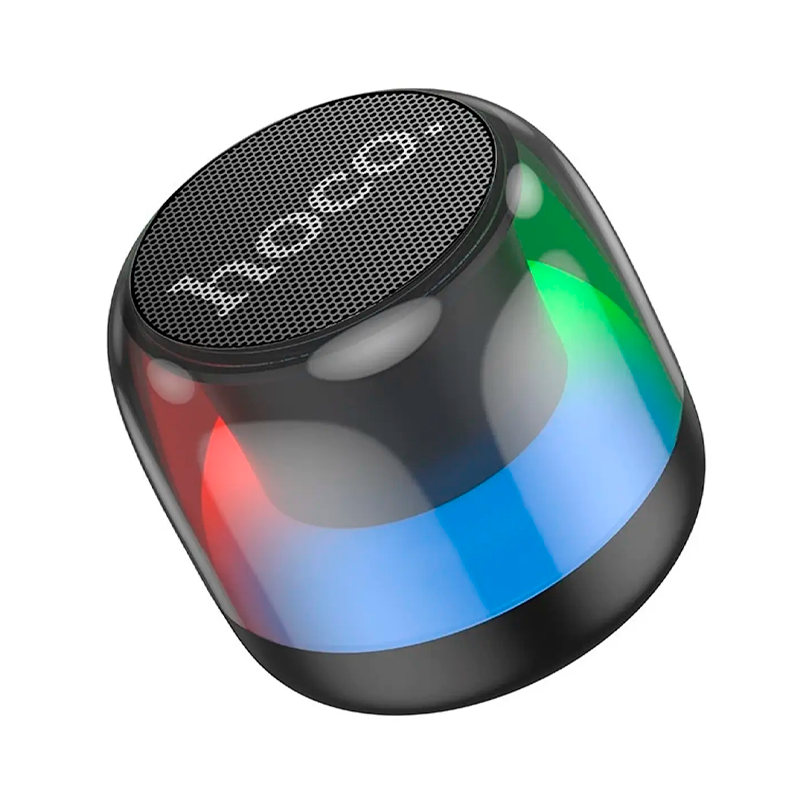 Parlante Bluetooth Hoco Ds62 Tiny Rgb Tf Aux Negro