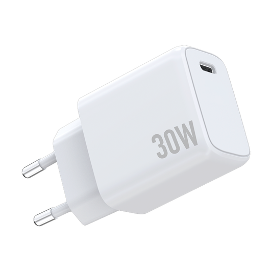 Cargador Carga Rapida Gsm Eco Tipo C 30w Blanco