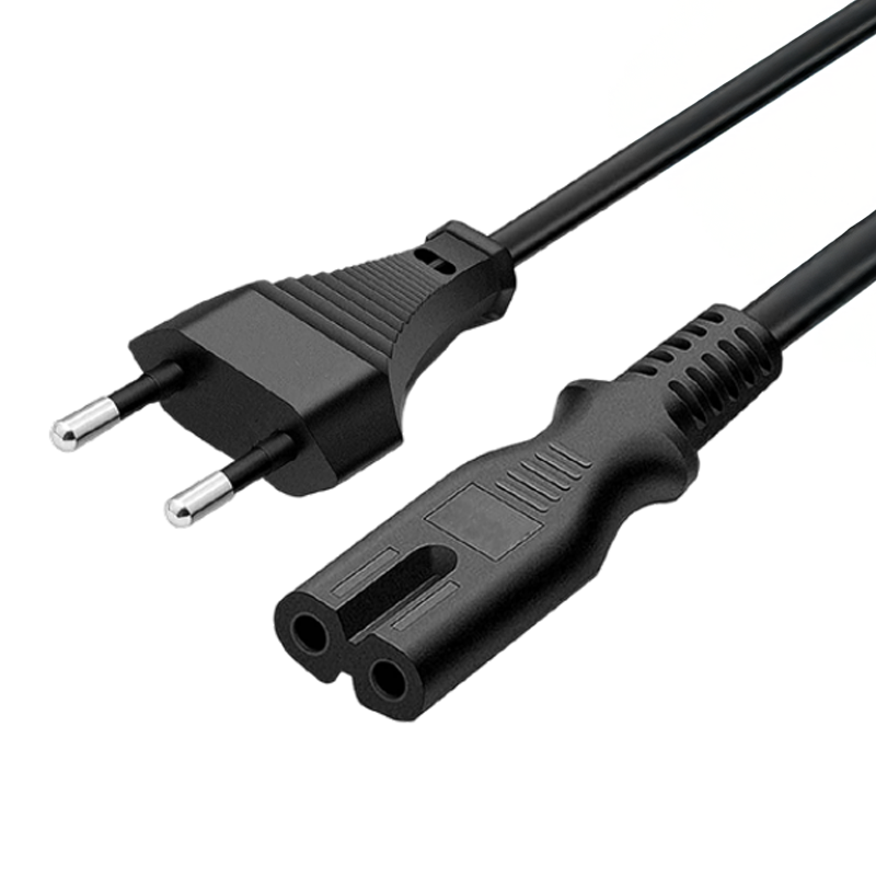 Cable de Energia Tipo Ocho 1.5 Mts Budix Negro