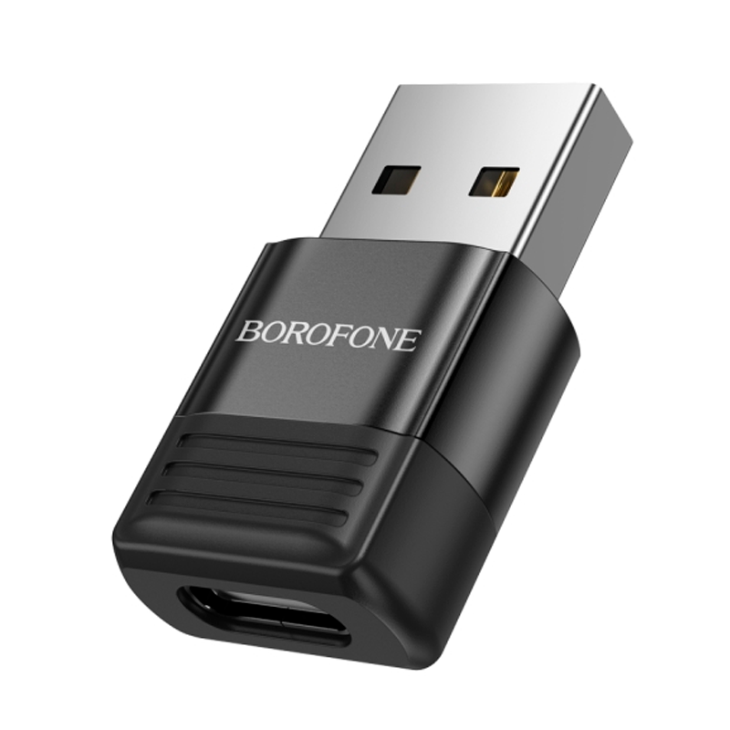 Adaptador Tipo C a Usb Borofone Bv18 Negro