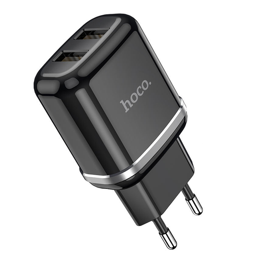 Cargador Hoco N4 Dual Usb Aspiring Negro