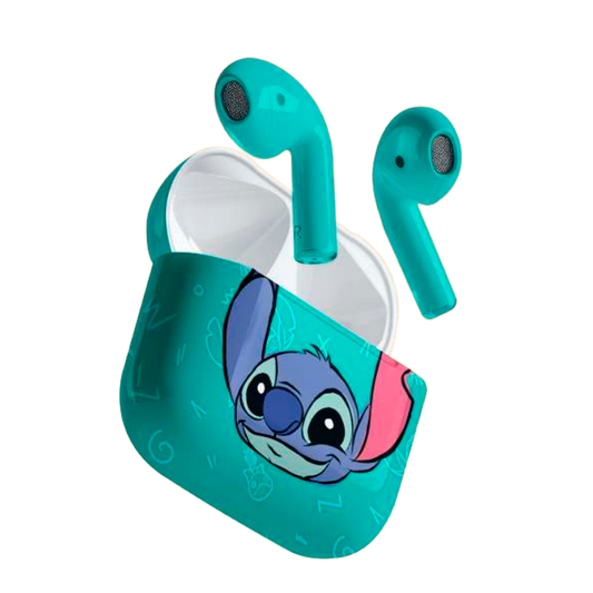 Audífonos In Ear Bluetooth Disney Stitch Verde