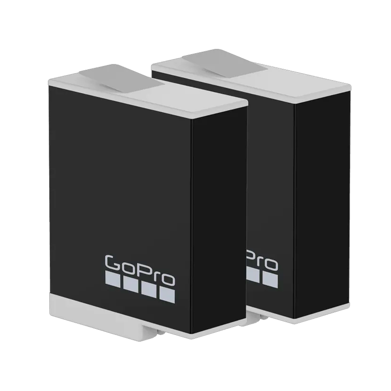 Pack 2 Baterias Recargables Gopro Hero 9 10 11 12 Enduro Negro