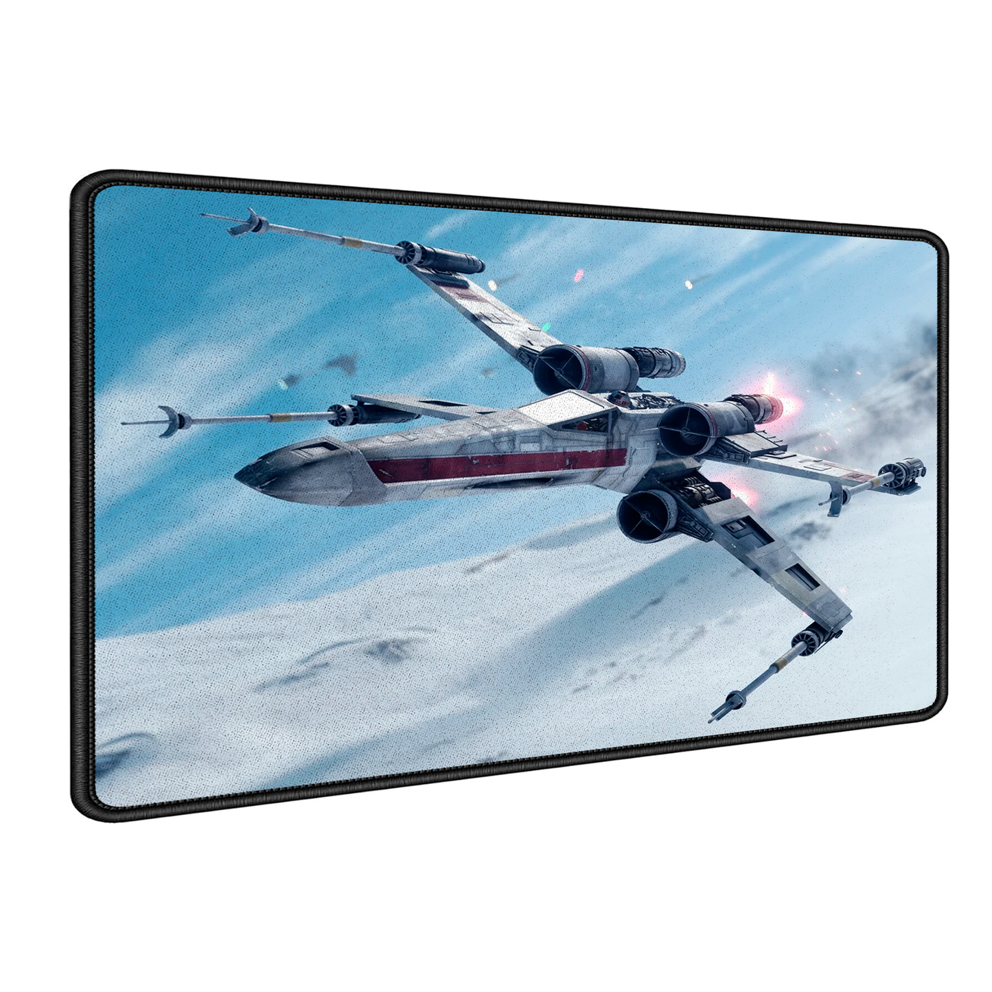 Mousepad Gamer Antideslizante 70x30 Diseño Caza Estelar t-65 Ala-x