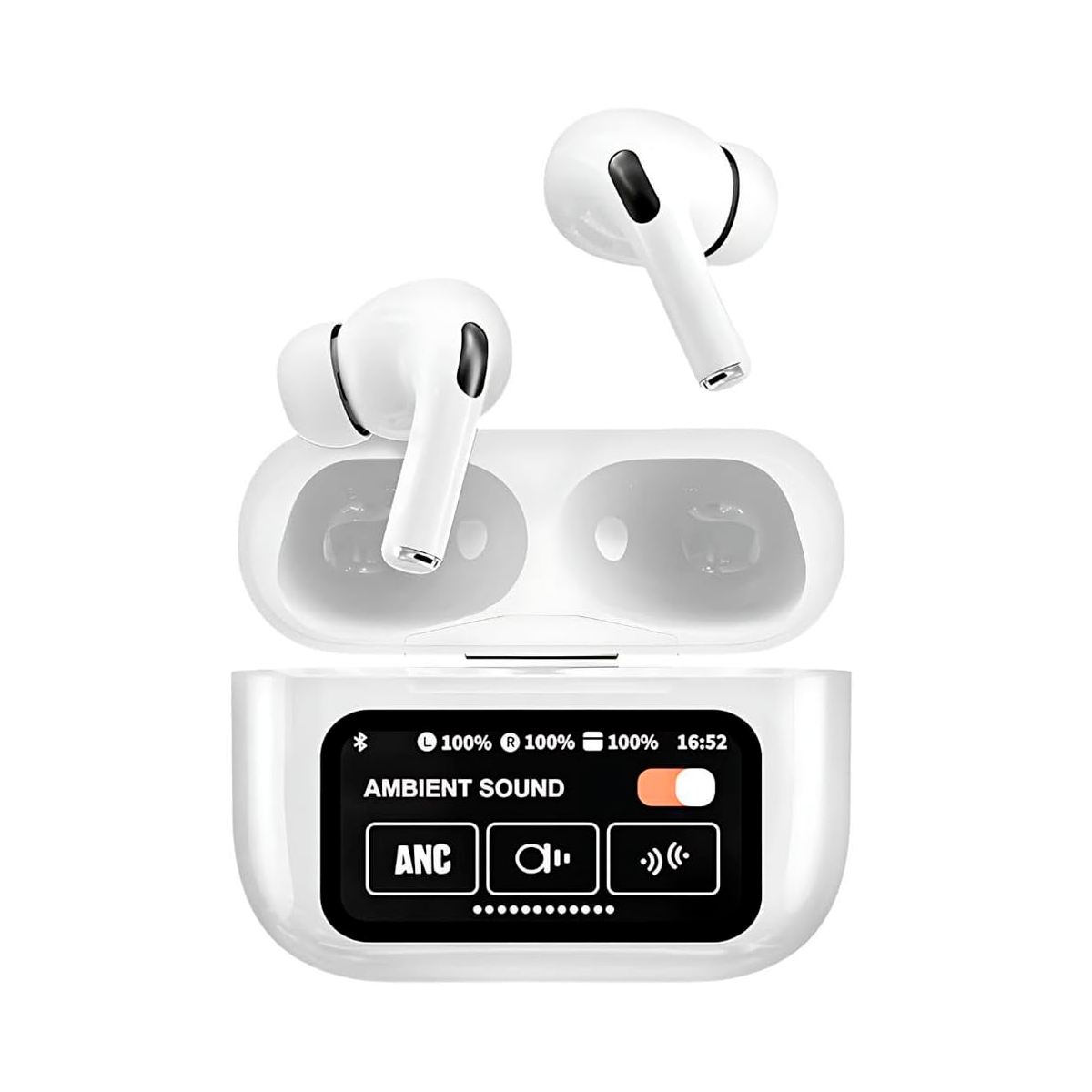 Audífonos Bluetooth Motomo Led Ge5 Pro Anc Blanco