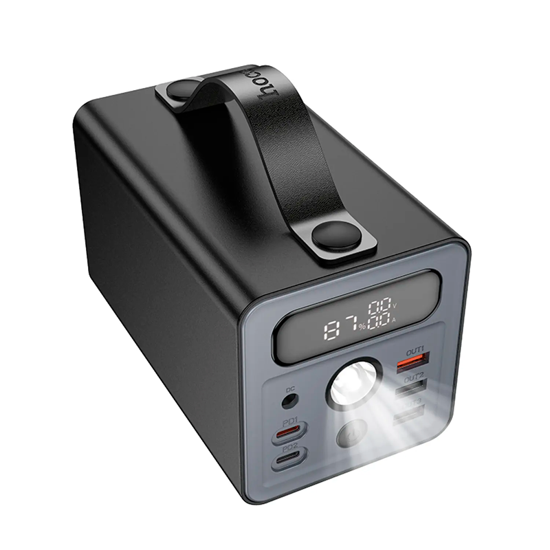 Powerbank Carga Rapida Hoco J138 Distant 60000 Mah Negro