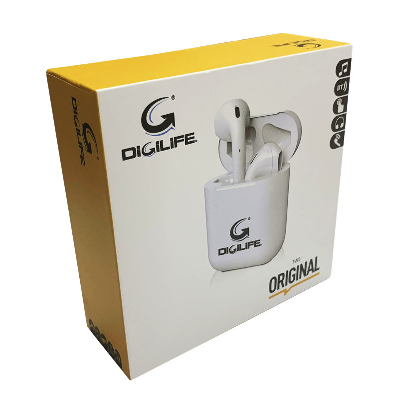Audifonos Bluetooth Tws Original Digilife Tipo Airpods Blanco – imagen 2