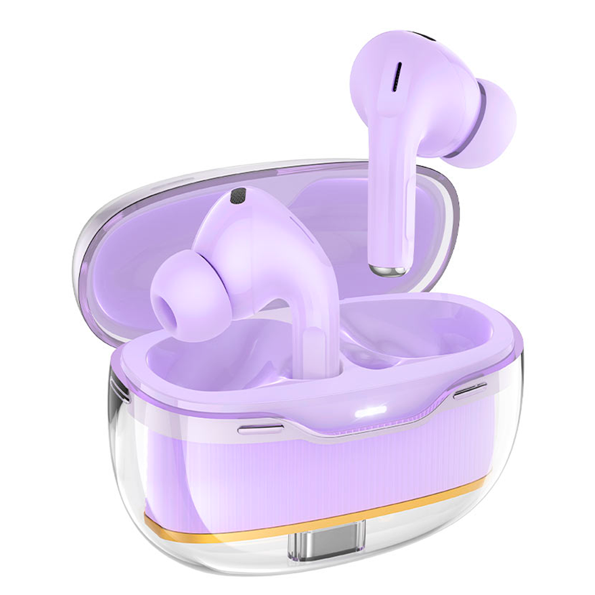 Audífonos Bluetooth Hoco Ew54 In Ear Morado