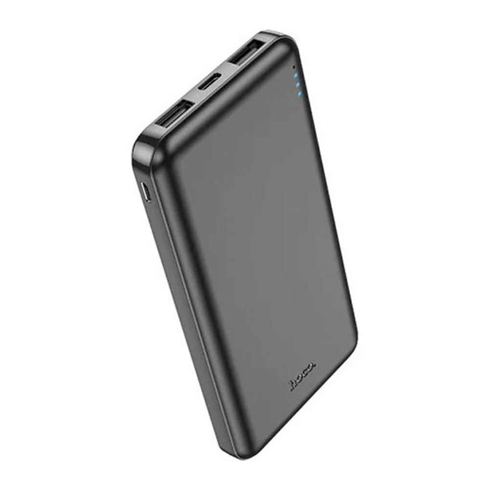 Powerbank Carga Rapida Hoco J100 Ultra Delgada 10000 Mah Negro