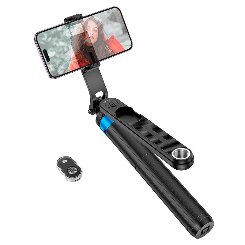 Baston Selfie Tripode Bluetooth Hoco K22 Negro – imagen 2