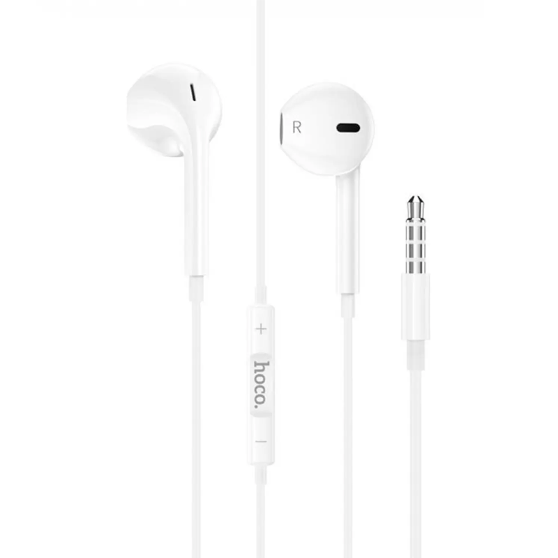 Audífonos In Ear Hoco M101 Crystal 3.5mm Blanco
