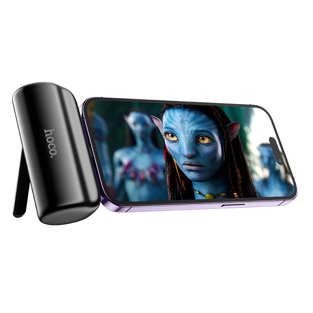 Powerbank Carga Rapida Hoco J106 5000 Mah Lightning Negro