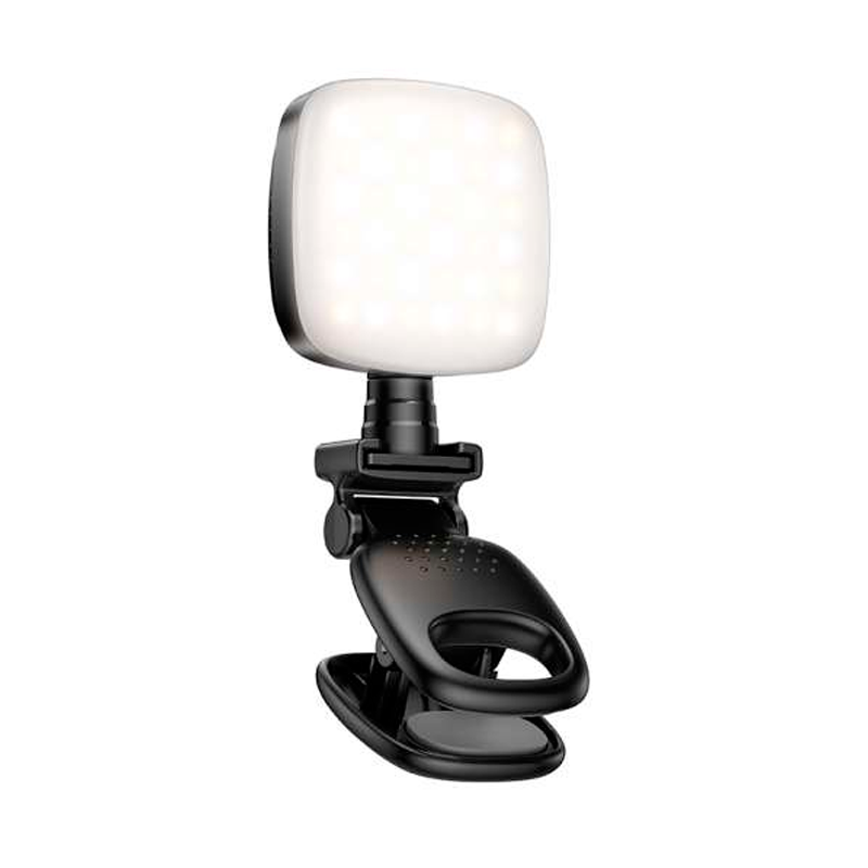 Lampara Led Mini Hoco K28 Selfie Transmisión Iluminación Negro