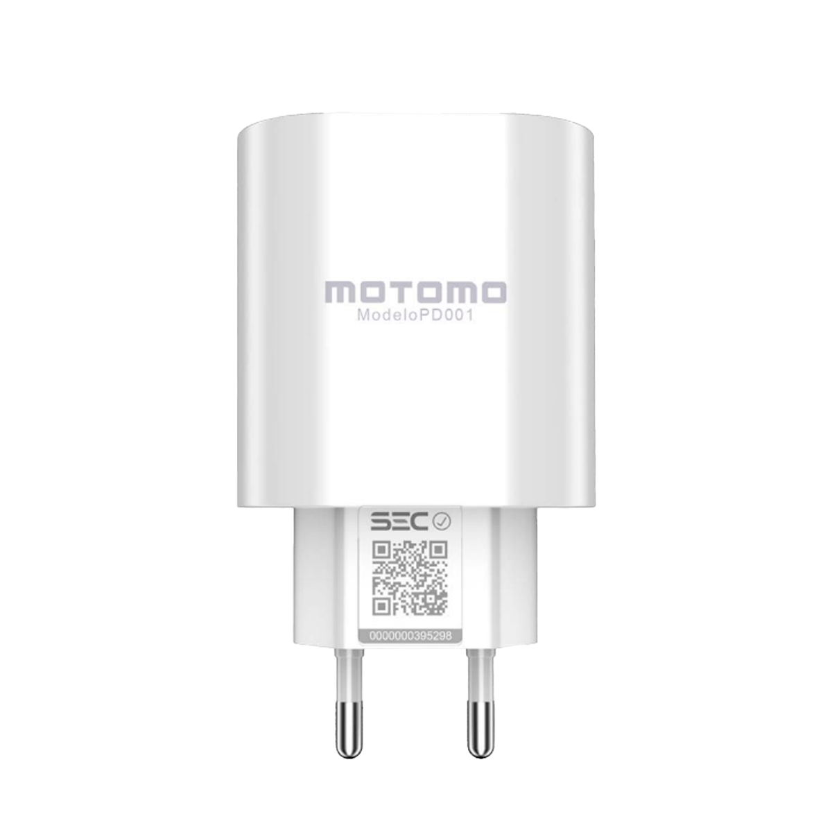 Cargador Rápido Motomo Pd001 20w Tipo C Blanco