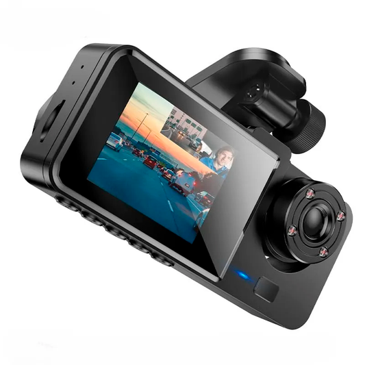 Camara De Auto Hoco D163 Universe Dual Dash Cam 720p Negro