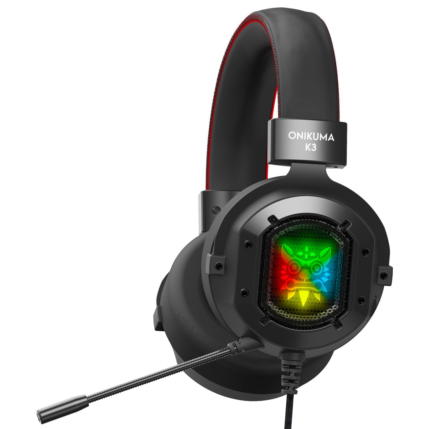 Audífonos Gamer Onikuma K3 Rgb Pc Ps4 Ps5 Xbox Switch Negro – imagen 5