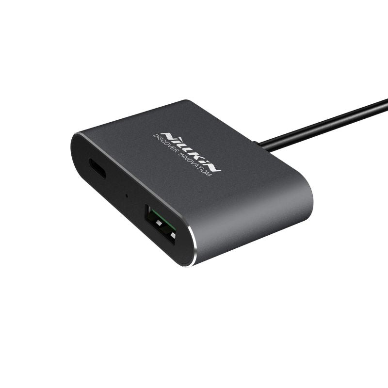 Cargador De Auto Nillkin Powershare 57w Tipo C Gris – imagen 3