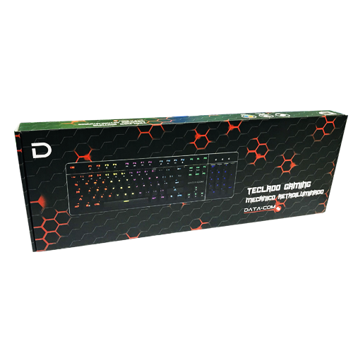Teclado Gamer Mecánico Datacom Phafnir Rgb Negro – imagen 3