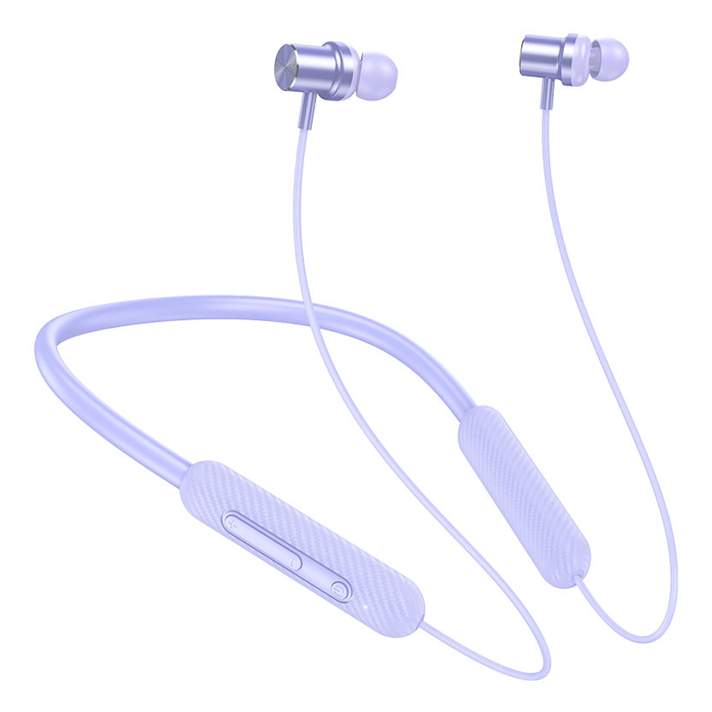 Audífonos Bluetooth Hoco Es70 Sport In Ear Violeta