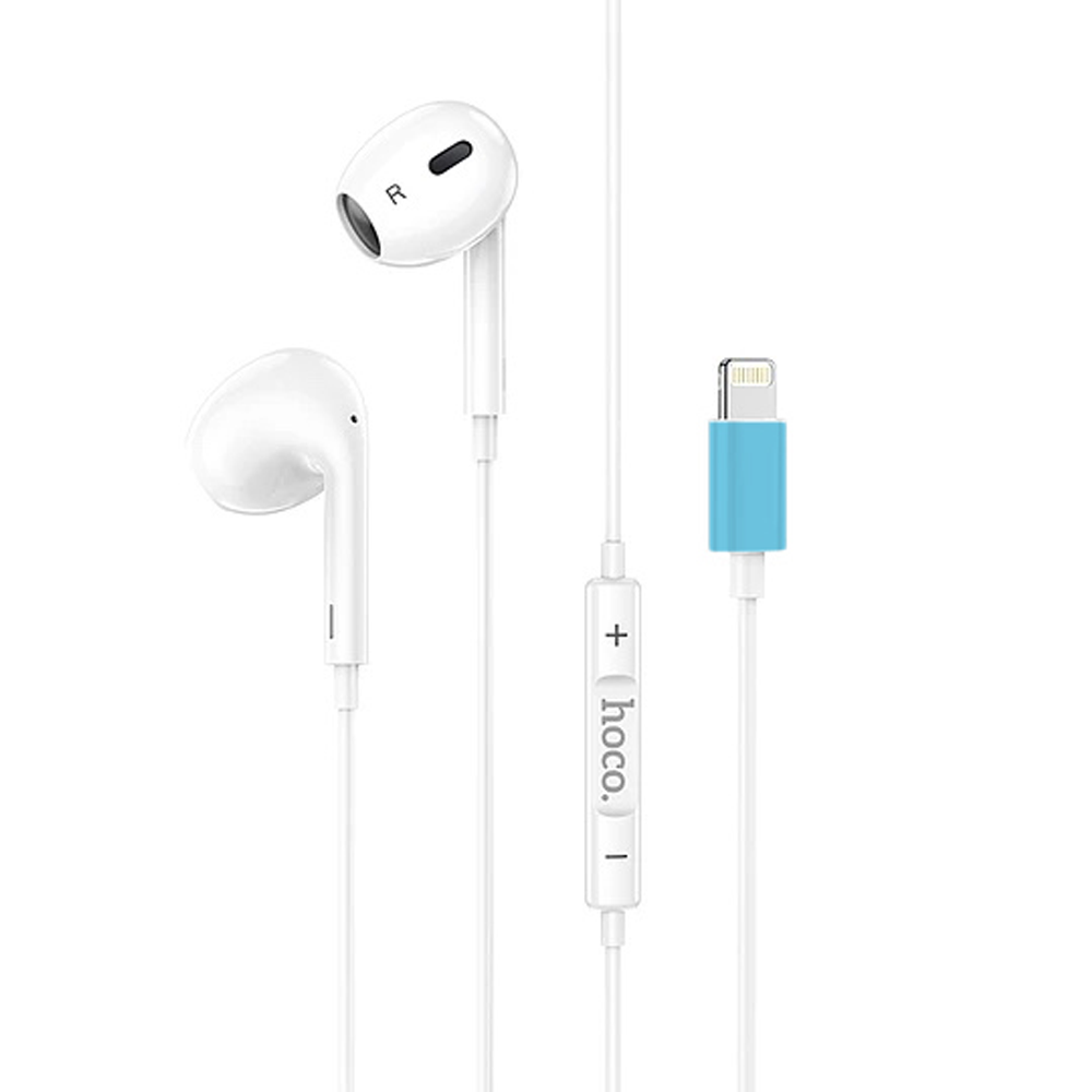 Audífonos In Ear Hoco M1 Max Crystal Lightning Blanco