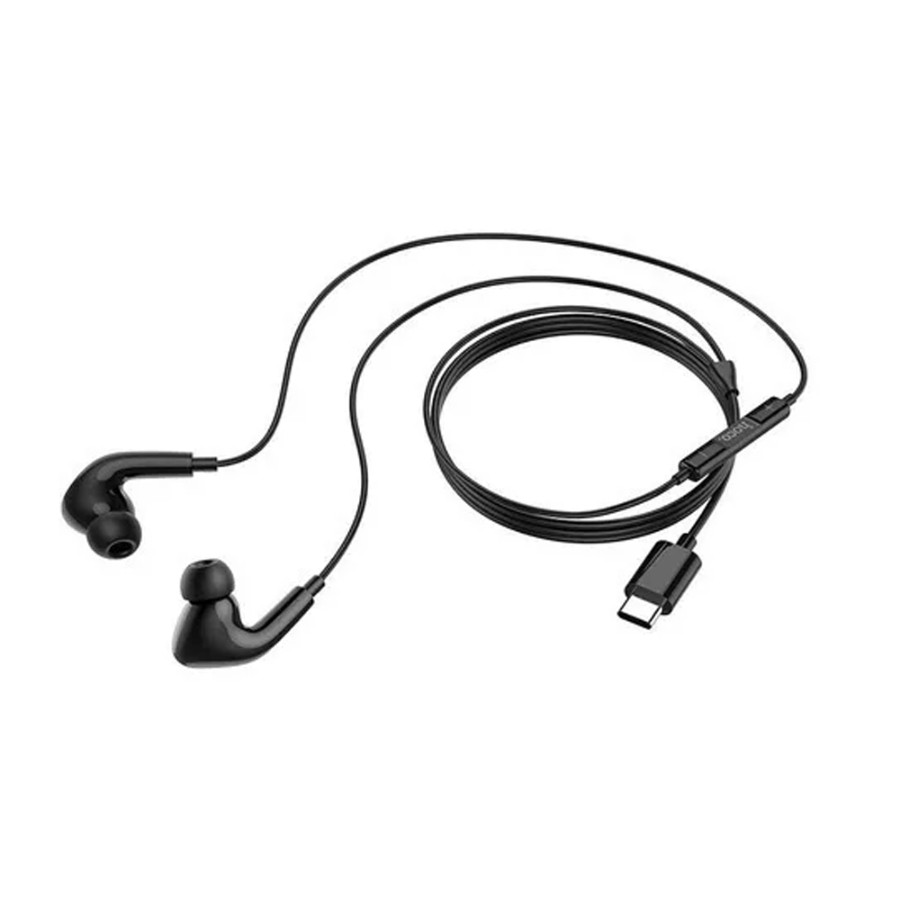 Audífonos In Ear Hoco M101 Pro Crystal Tipo C Negro