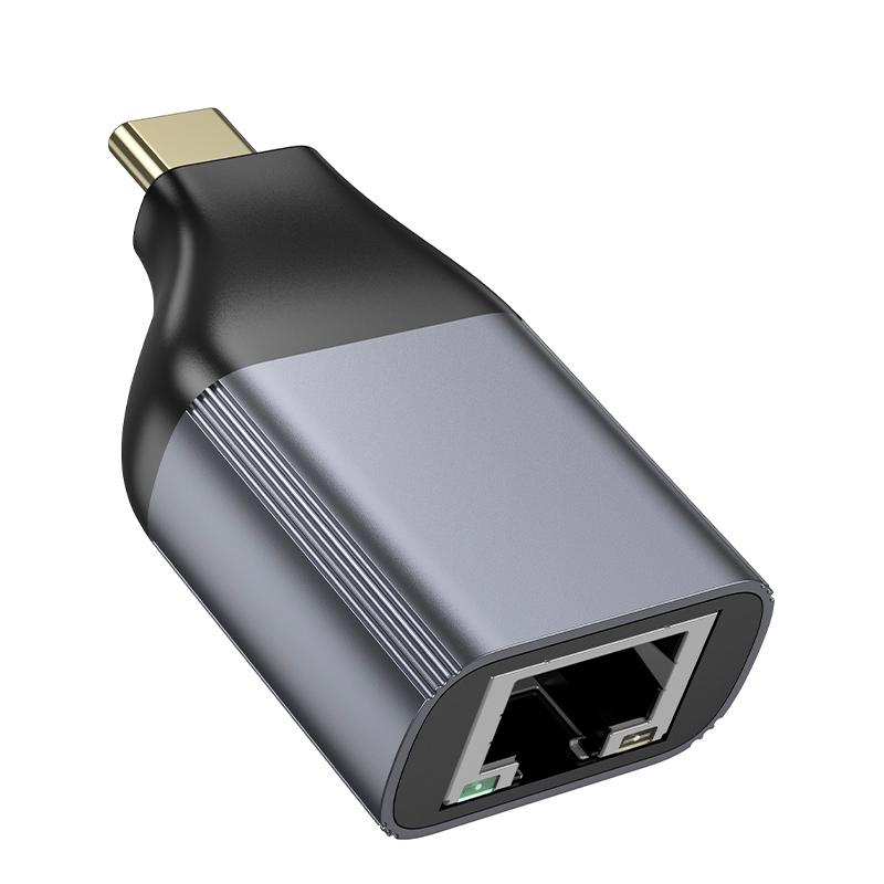 Adaptador Otg Tipo C a Rj45Hoco Ua35 Gris