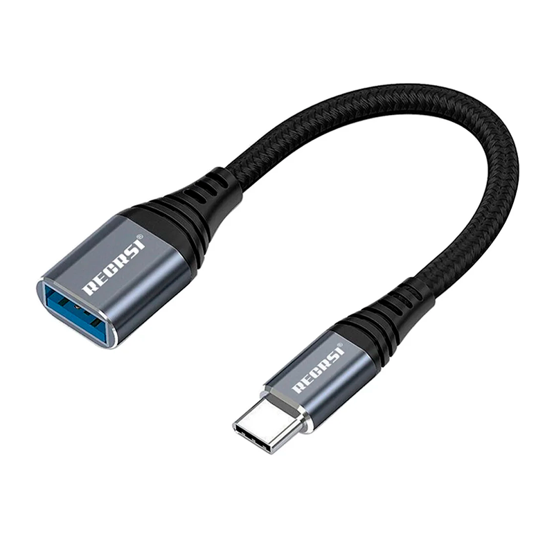 Adaptador Tipo C a Usb Recrsi Ot-g05 Negro