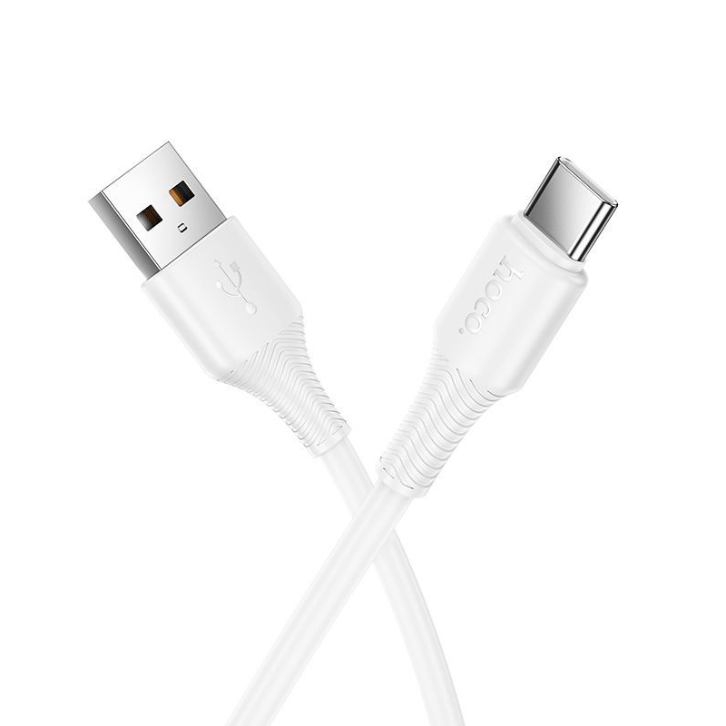 Cable Usb a Tipo C Hoco X120 Beneficio 1 Metros Blanco