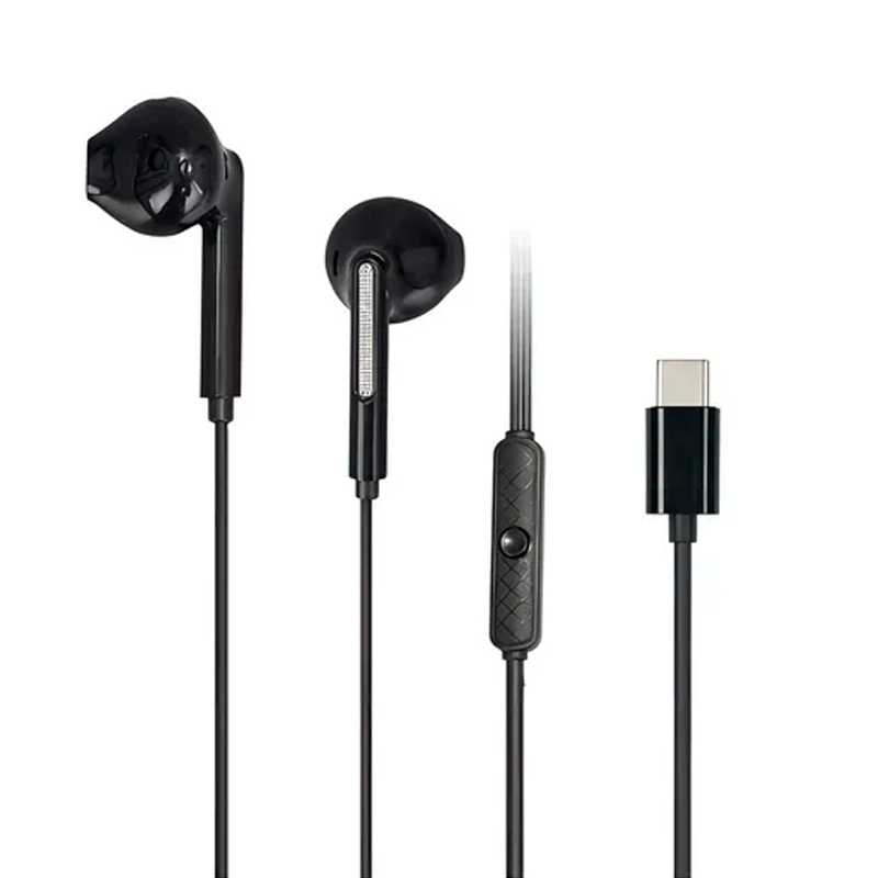 Audifonos In Ear Manos Libres Tipo C Awei Pc-7t 1.2m Negro