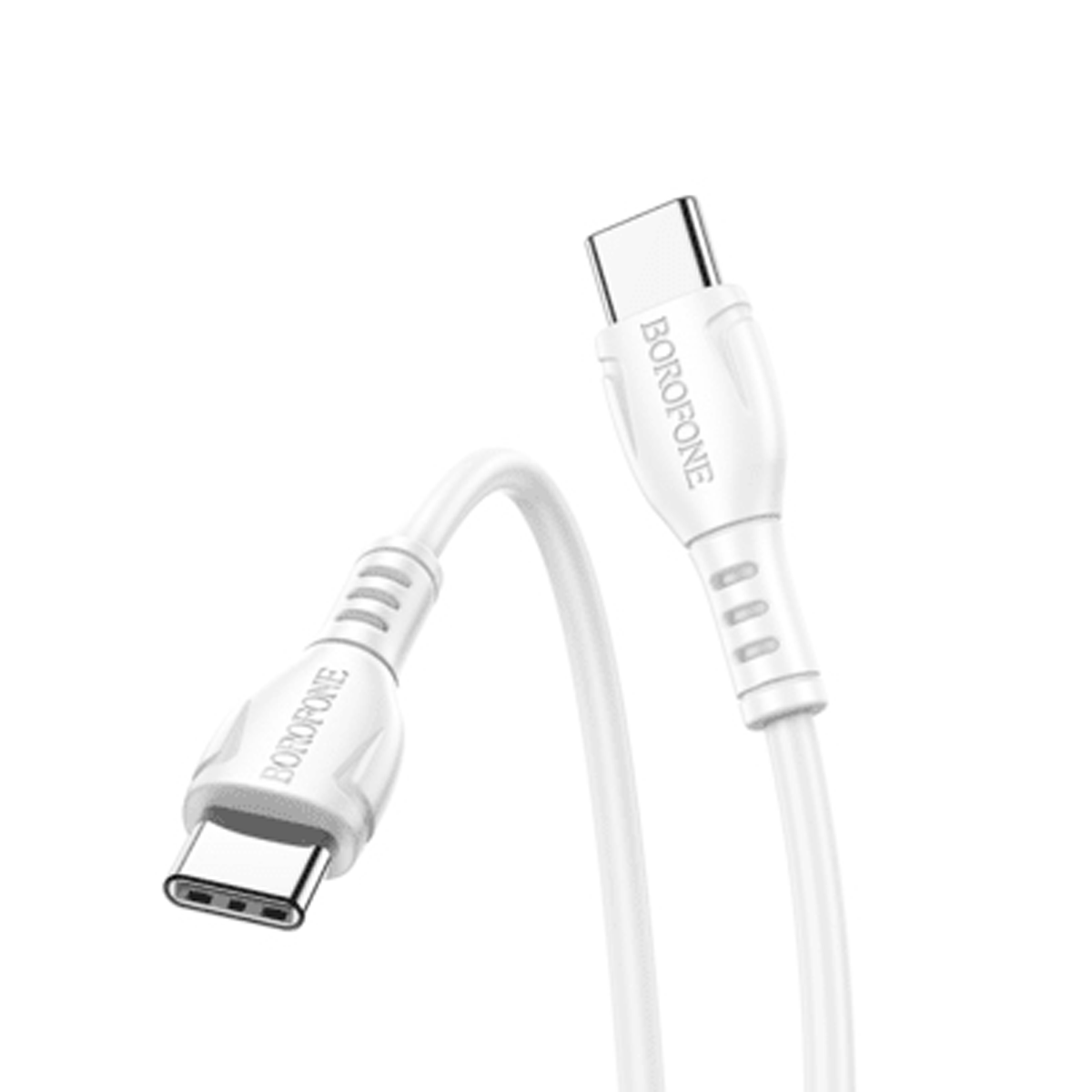 Cable Tipo C a Tipo C 60w Borofone Bx51 Triumph Blanco – imagen 2