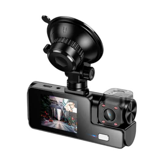 Camara De Auto Hoco D160 World Dual Dash Cam 720p Negro