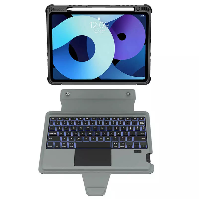 Carcasa Nillkin Con Teclado Retroiluminado Para Ipad Air 11 2024 10.9 2020 – imagen 4