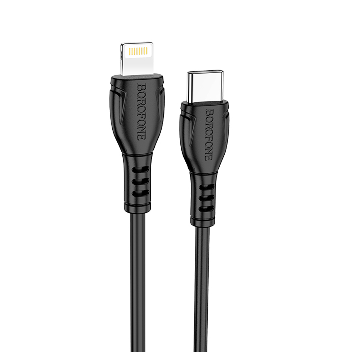 Cable Tipo C a Lightning Borofone Bx51 Triumph Negro
