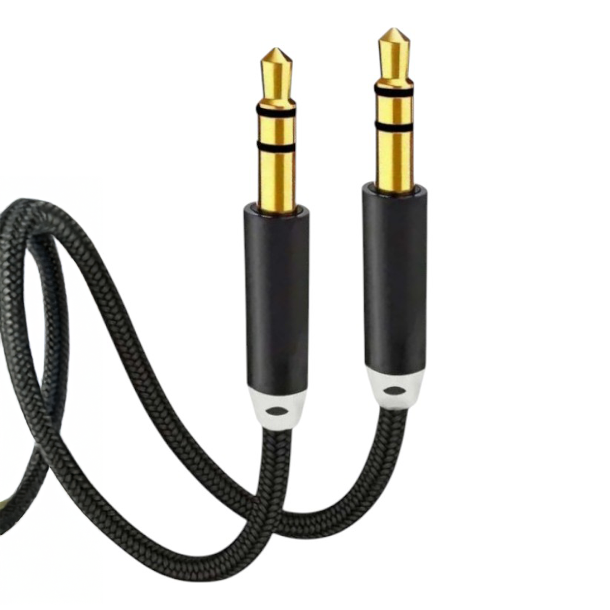 Cable Auxiliar Motomo T9 Plus 1 Metros Negro