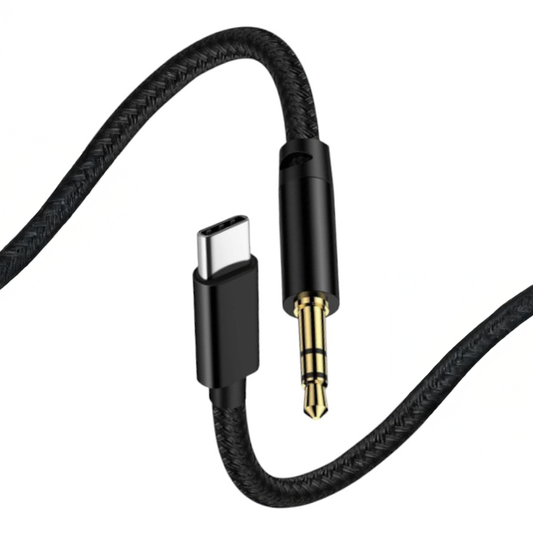 Cable Auxiliar a Tipo C Motomo T007 Negro